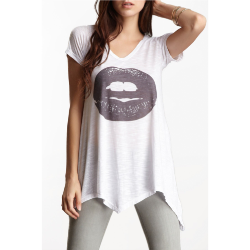 GO COUTURE Graphic Tunic T-Shirt