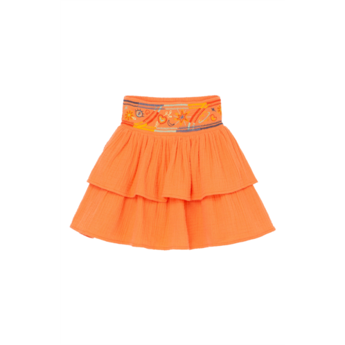 Peek Aren t You Curious Kids Zen Embroidered Tiered Skirt