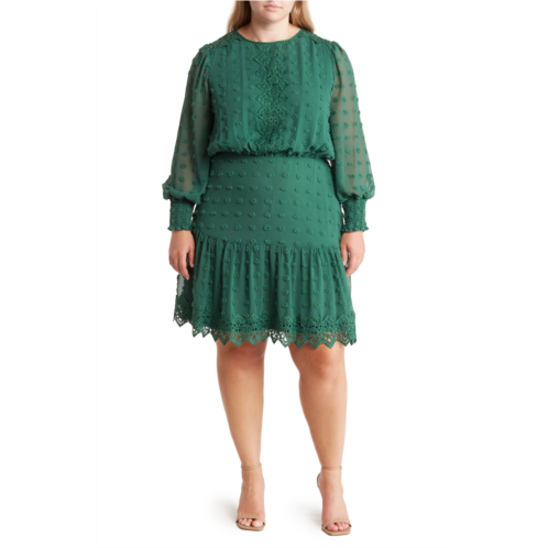 BY DESIGN Rina Lace Long Sleeve Dress