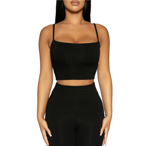 Naked Wardrobe The NW Solid Vibes Crop Top
