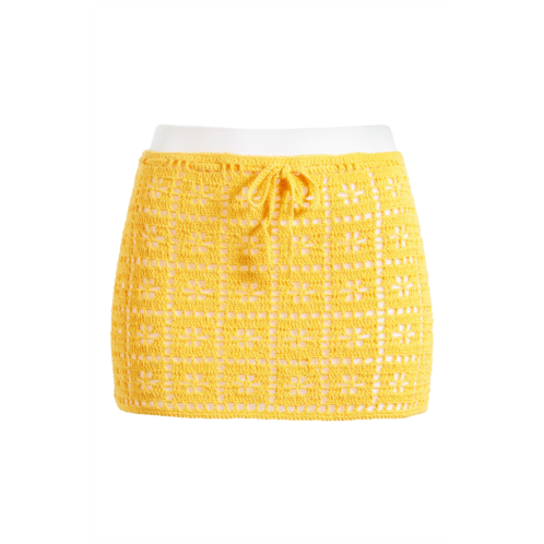 MEMORIAL DAY Kembang Crochet Miniskirt