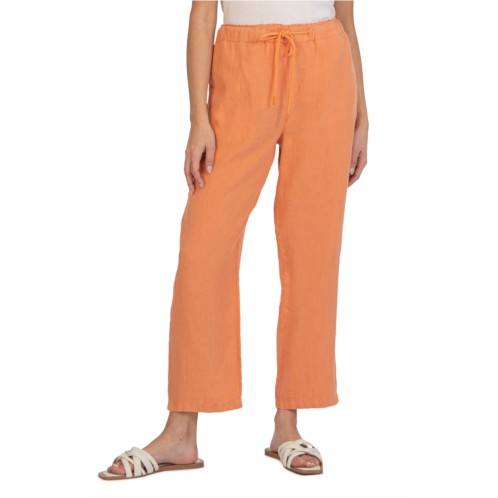 KUT from the Kloth Haisley Linen Ankle Drawstring Pants