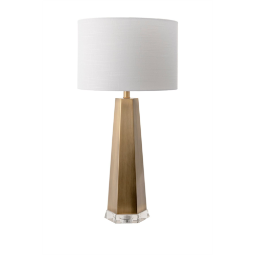 NULOOM 30 Ombre Metal Linen Shade Table Lamp