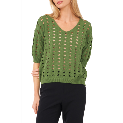 Halogen Open Knit Sweater