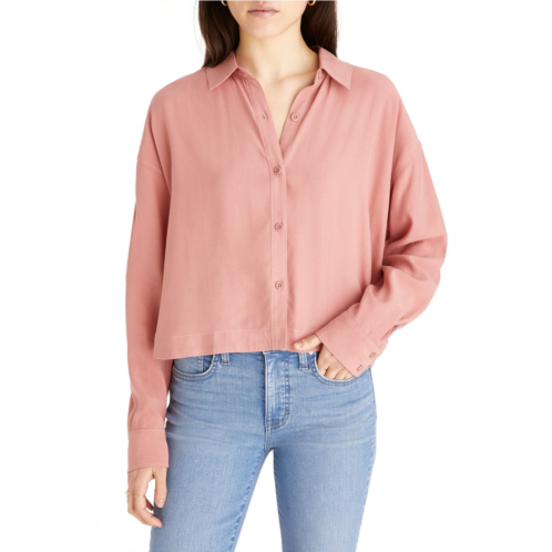 Madewell Lusterweave Hartfield Crop Shirt