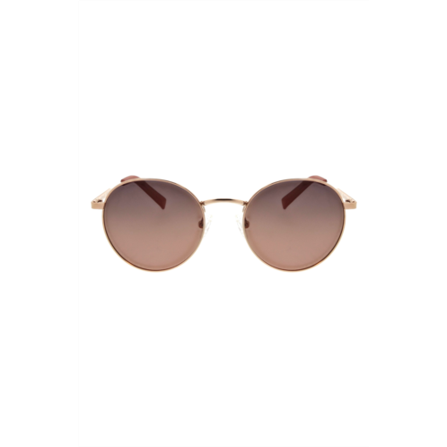 Hurley Small Enamel Accented Round Sunglasses