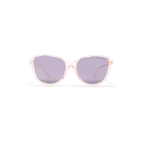 Michael Kors 56mm Cat Eye Sorrento Sport Sunglasses