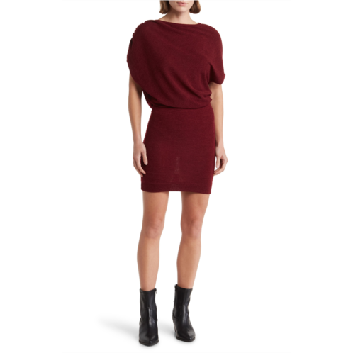 GO COUTURE Short Sleeve Sweater Dress