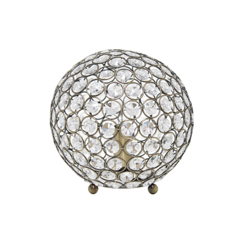 LALIA HOME Crystal Orb Table Lamp