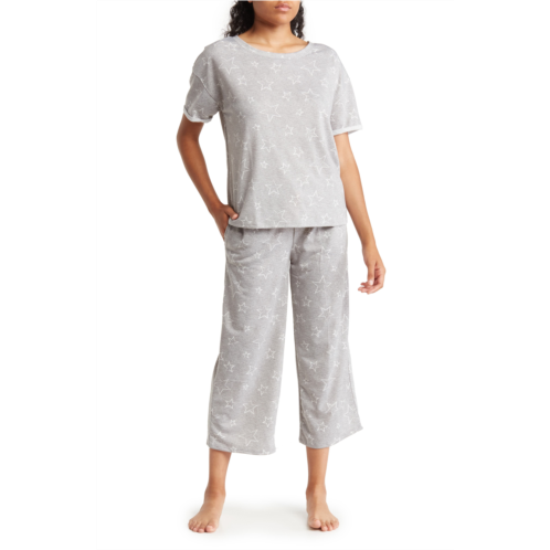 Splendid Lounge T-Shirt & Capri Pants Pajama 2-Piece Set