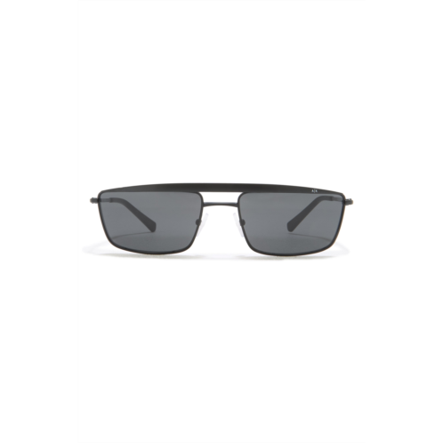 Armani Exchange 58mm Rectangle Sunglasses