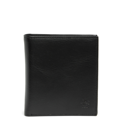 Original Penguin Euro Leather Bifold Wallet