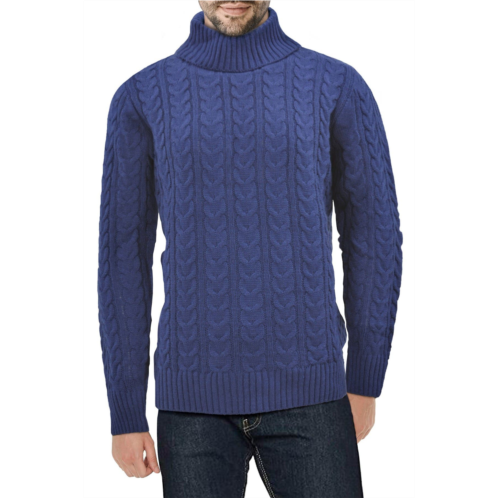 XRAY Cable Knit Turtleneck Sweater