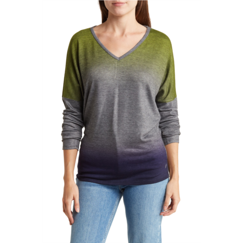 GO COUTURE Open V-Neck Spring Sweater
