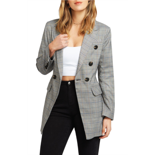 BELLE AND BLOOM Too Cool For Work Plaid Blazer