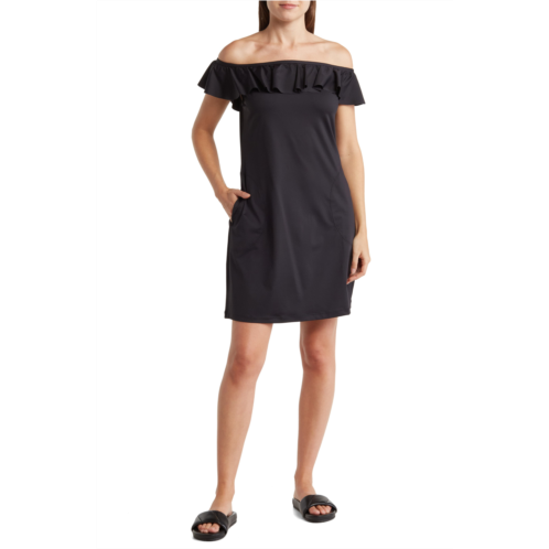 Tommy Bahama Off the Shoulder Spa Cover-Up Dress