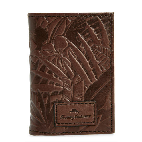 Tommy Bahama Floral Embossed Card Case