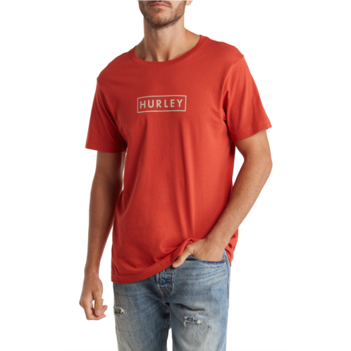 Hurley Boxed Logo Cotton Graphic T-Shirt