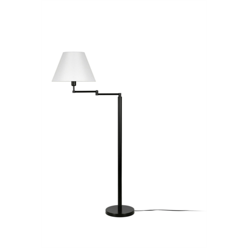 ADDISON AND LANE Moby Swing Arm Blackened Bronze Lamp Empire Shade