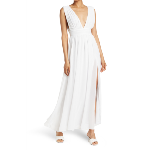 Love By Design Athen Plunging V-Neck Maxi Dress