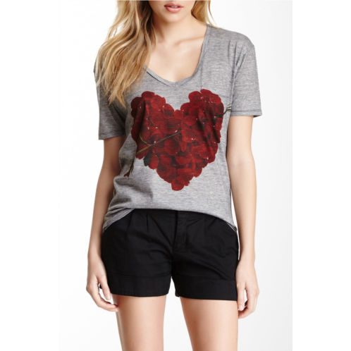 GO COUTURE V-Neck Printed T-Shirt