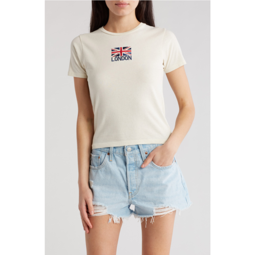 Hi Res Embroidered Union Jack T-Shirt