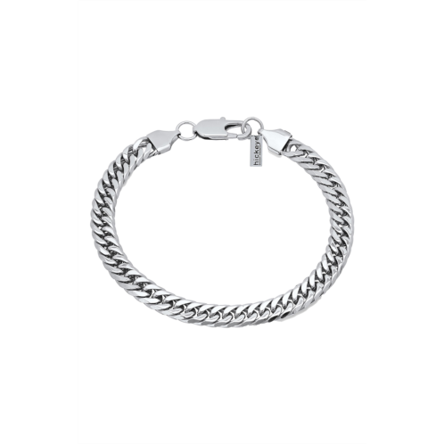 Hickey Freeman Mens Stainless Steel Medium Chain Bracelet