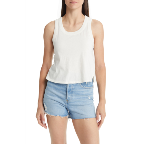 Madewell Softfade Cotton Boxy Crop Tank