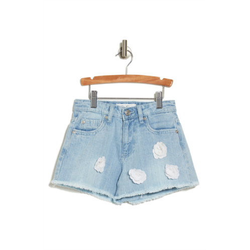 Jessica Simpson Kids Floral Applique Denim Shorts