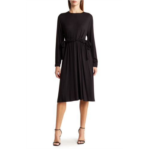 GO COUTURE Stretch Modal Long Sleeve Dress