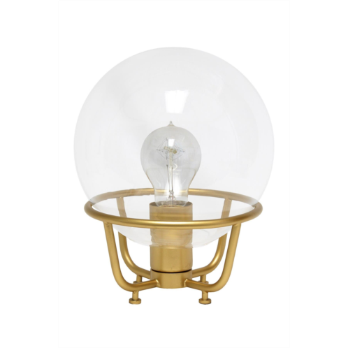 LALIA HOME Old World Globe Glass Table Lamp - Matte Gold