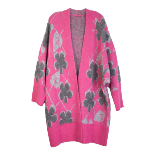SAACHI Fiore Floral Open Front Cardigan