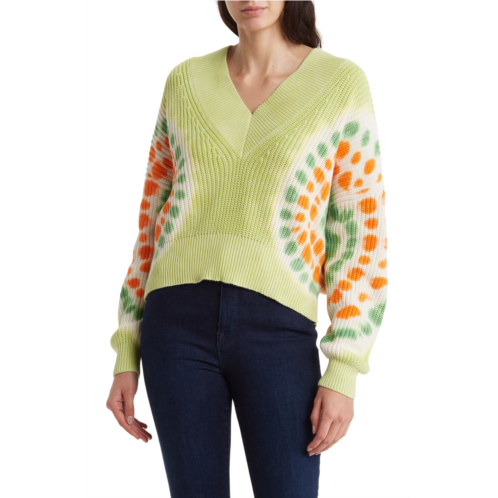 Electric & Rose Roux Tie Dye Burst Pullover Sweater