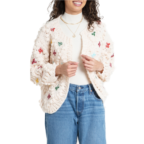 SAACHI Aria Multi Ivory Cardigan