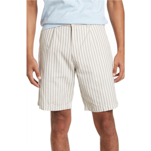 Slate & Stone Stripe Pleated Chino Shorts