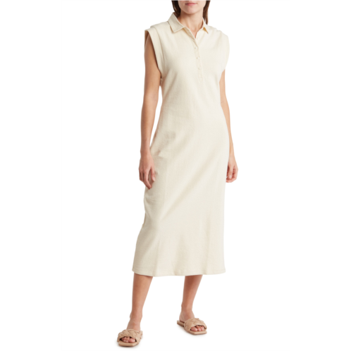 Rag & bone Mckenna Cotton Polo Midi Dress