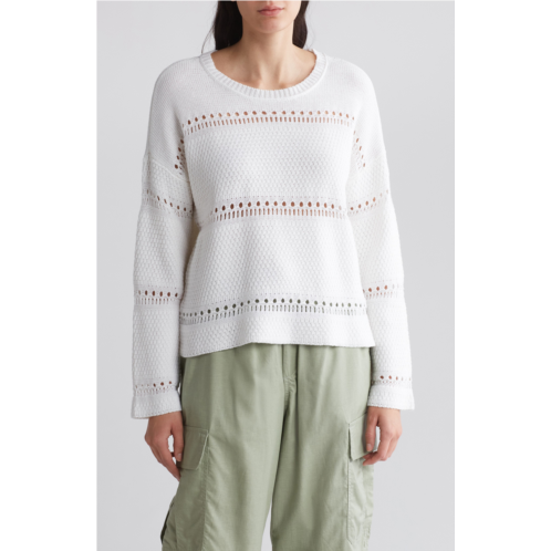 Lucky Brand Mixed Stitch Pullover Sweater