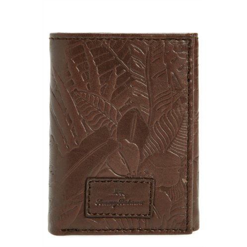 Tommy Bahama Floral Embossed Trifold Wallet