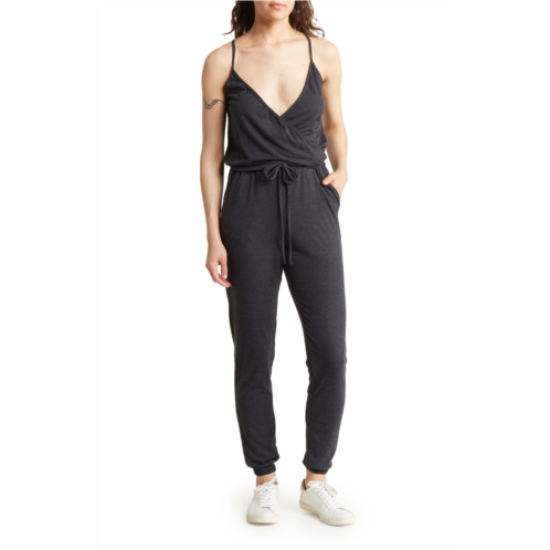 GO COUTURE Drawstring Sleeveless Jumpsuit