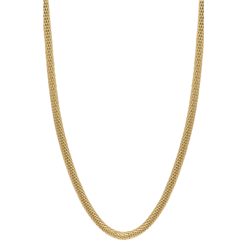 Adornia Water Resistant Textured Chain Necklace
