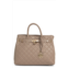 Badgley Mischka Collection Large Diamond Quilted Tote Bag