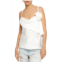 Know One Cares Asymmetric Rosette Camisole
