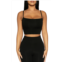 Naked Wardrobe The NW Solid Vibes Crop Top