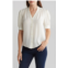 PREMISE STUDIO Pleat Elbow-Length Sleeve Blouse