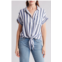 Beachlunchlounge Rosie Cabana Stripe Button-Up Shirt