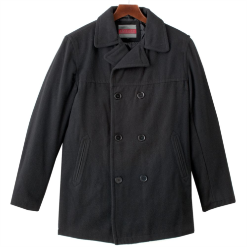 Mens Excelled Wool Blend Peacoat