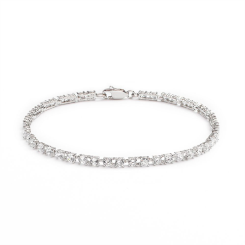 Unbranded Silver Plated Cubic Zirconia Bracelet