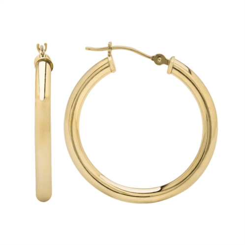 Everlasting Gold 10k Gold Hoop Earrings