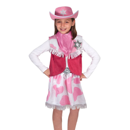 Melissa & Doug Cowgirl Role Play Costume