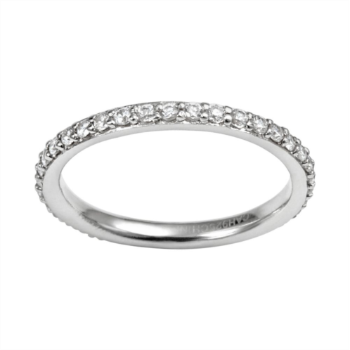 Sophie Miller Sterling Silver Cubic Zirconia Eternity Ring